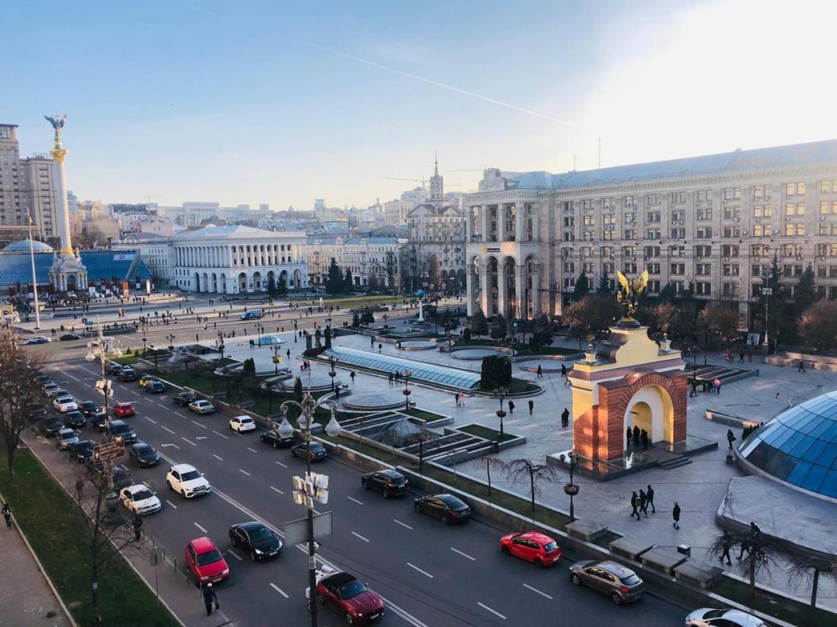 Апартаменты Amazing View Of Maydan! Киев Экстерьер фото